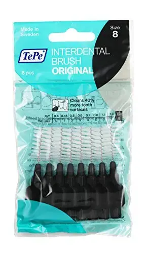 Tepe Interdental Brushes Normal 1.5 Mm Black 8 Pieces