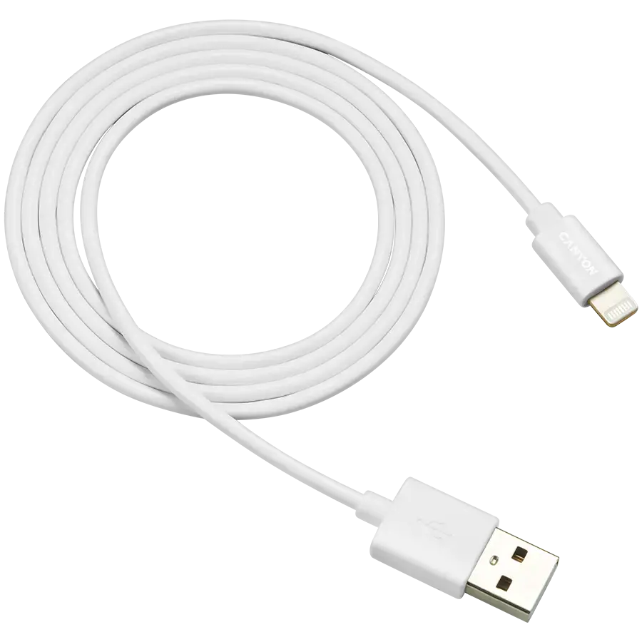 CANYON cable MFI-1 Lightning 12W 1m White
