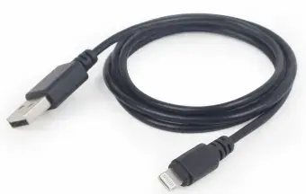 Gembird data transfer and charging cable | USB-A to Lightning | 2m | black