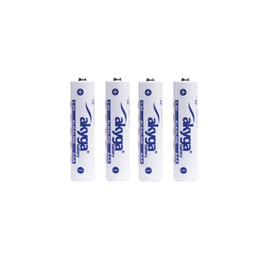 Alkaline battery Akyga AKY2057 AAA LR03 Zn-MnO2, 1.5V|1300mAh 4pcs|shrink
