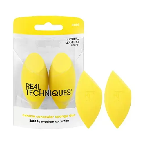 Real Techniques Miracle Concealer Sponge Duo, 2 Count