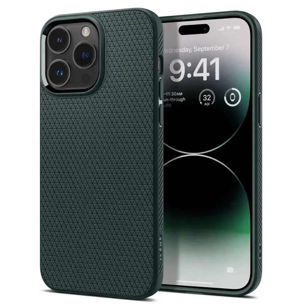 Spigen Liquid Air iPhone 15 Pro 6.1" zielony|abyss green ACS06706