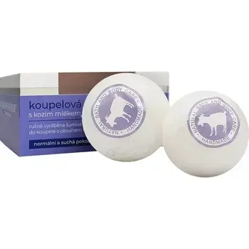 Vivapharm Goat milk bath bomb 2 x 75 g 75.0g