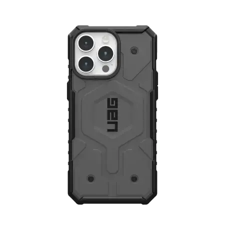 UAG Pathfinder Magsafe - protective case for iPhone 15 Pro Max (silver)