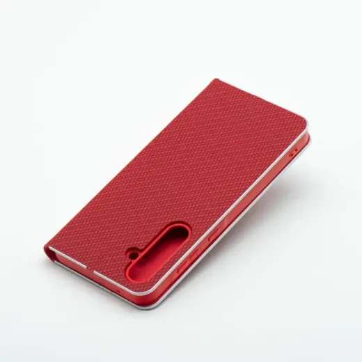 Flip case for Samsung S26 FE Luna Book Carbon red