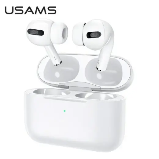 USAMS Słuchawki Bluetooth 5.0 TWS ANC YB Series bezprzewodowe biały|white BHUYB01 (US-YB001)