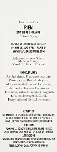 Etat Liber D´Orange Rien Eau De Parfum Spray 50ml
