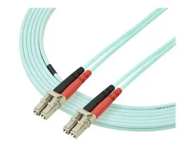 StarTech.com 5m Fiber Optic Cable - 10 Gb Aqua - Multimode Duplex 50|125 - LSZH - LC|LC - OM3 - LC to LC Fiber Patch Cable - patch cable - 5 m - aqua