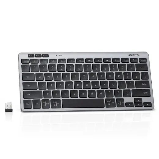 Ugreen Wireless Bluetooth 5.3 Keyboard for 3 Devices - Gray