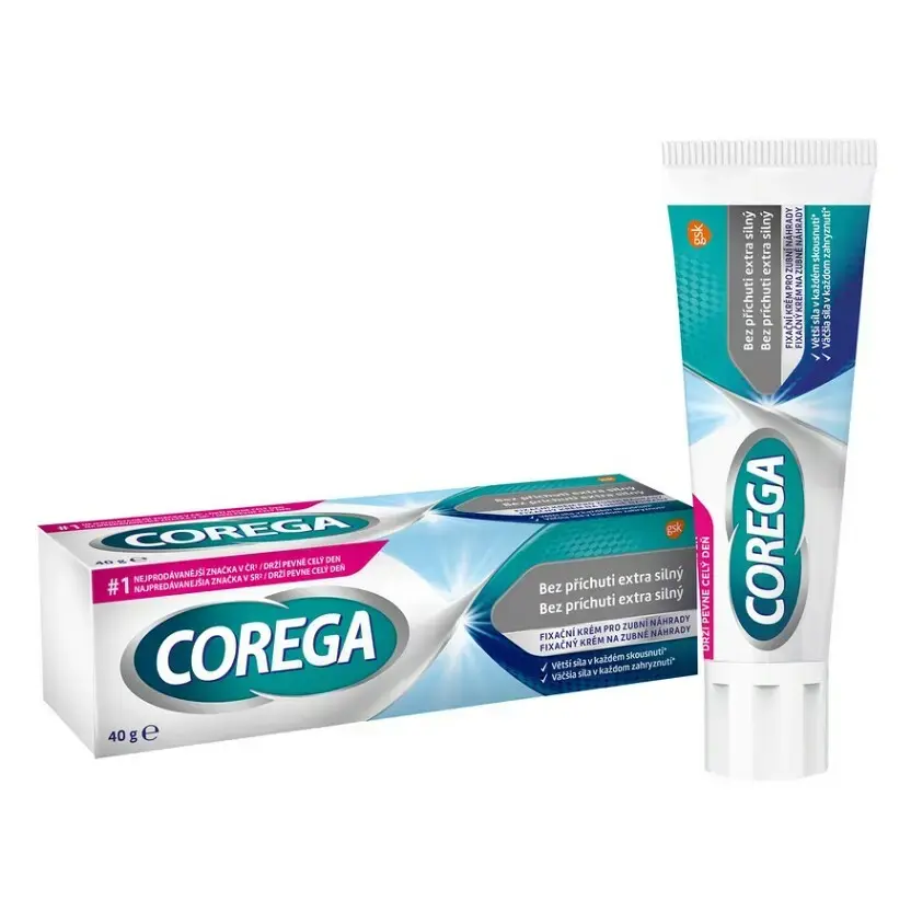 Corega Corega Flavored Extra Strong - Fixing Cream - 40.0 G