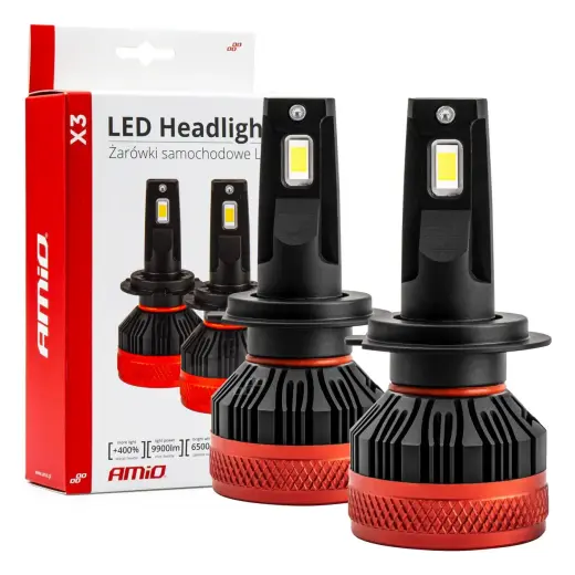 LED Headlights X3 Series H7/H18 AMiO-02980