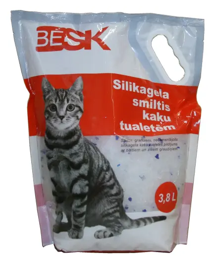 Smiltis kaķiem silikona 3.8l