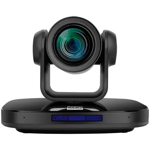 Prestigio Solutions Video Conferencing 4K PTZ Camera Alpha: 4K UHD, 8.4MP, PTZ, AI, No mic, PoE, Connection via HDMI 2.0, USB 3.0, RJ45 or 3G-SDI
