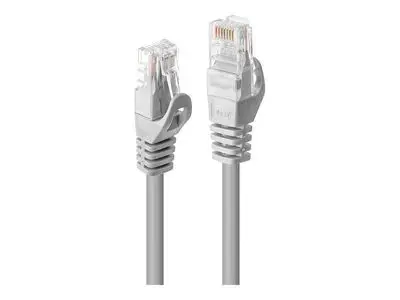 Lindy patch cable - 1 m - gray