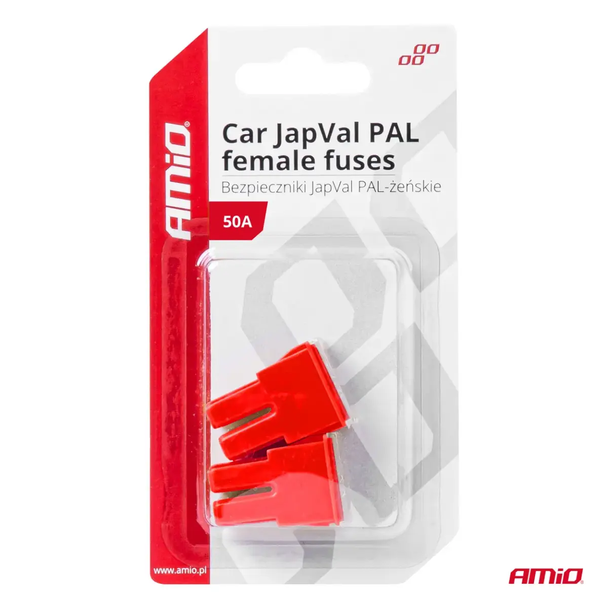 Car JapVal PAL Female fuses 50A AMIO-03391