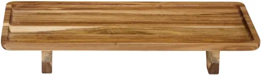 Servēšanas trauks koka uz kājiņām 38x20.5x5.5cm