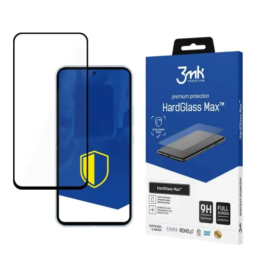 3mk HardGlass Max tempered glass for phone Samsung Galaxy A54 5G (A546) with applicator