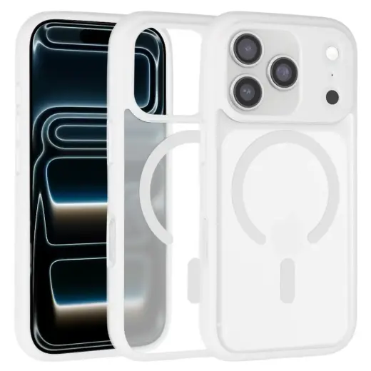 Liavec Soft telefono dėklas iPhone 17 Pro baltas