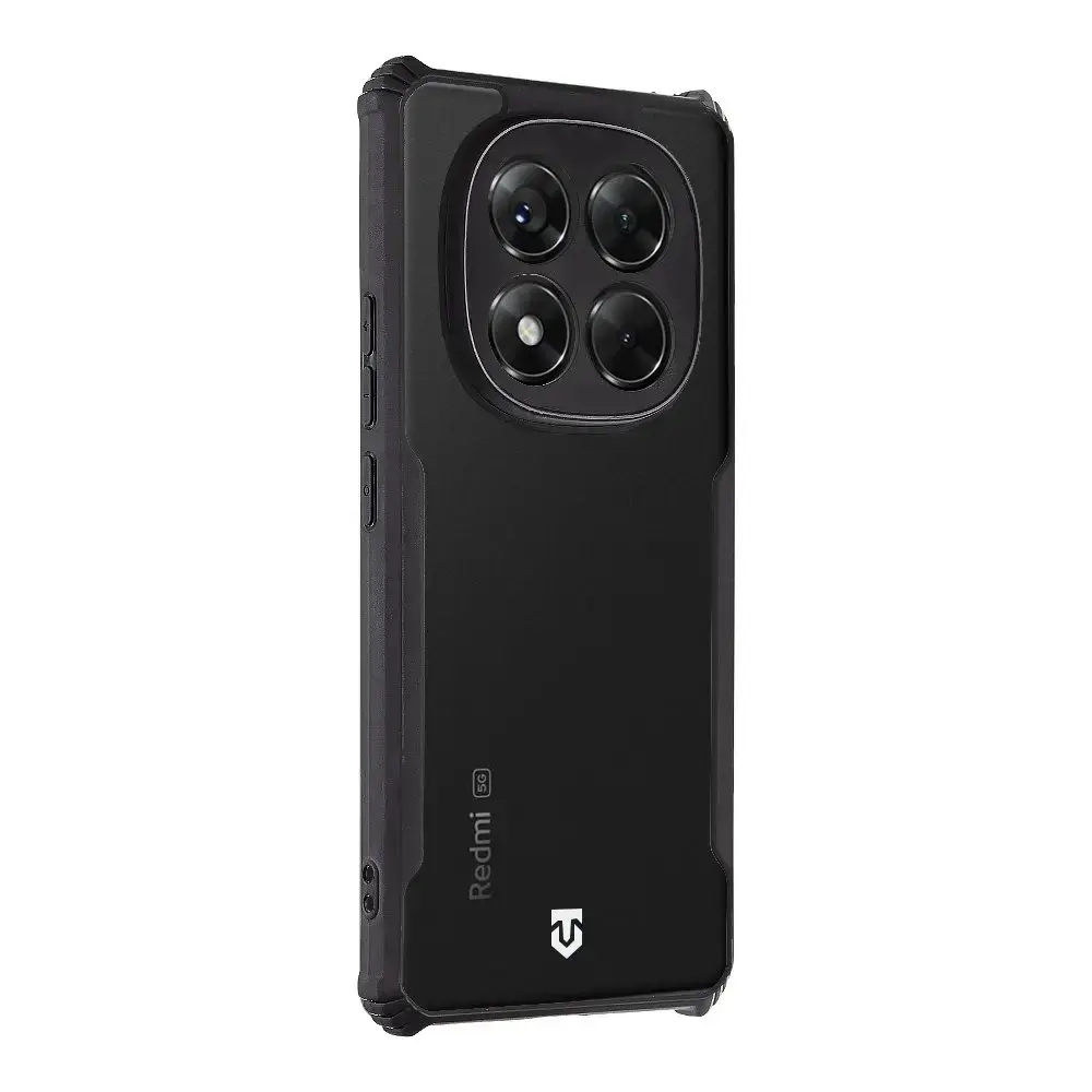 Tactical Quantum Stealth Cover for Xiaomi Redmi Note 14 Pro 5G Clear|Black