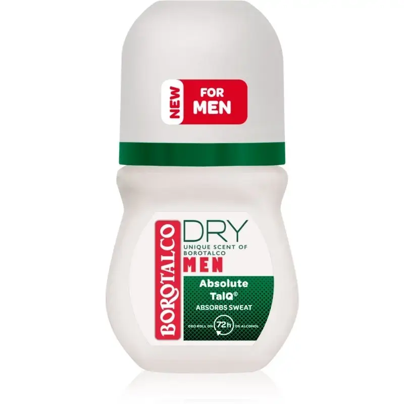 Borotalco MEN Dry Dezodorant Roll-on 72 Godz. Zapachy Unique Scent of Borotalco 50 Ml