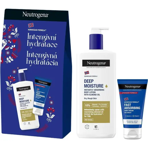 Neutrogena, Set Regalo Bellezza, Geschenkset Körperpflege Intensive Flüssigkeitszufuhr (Set per La Cura Del Corpo)