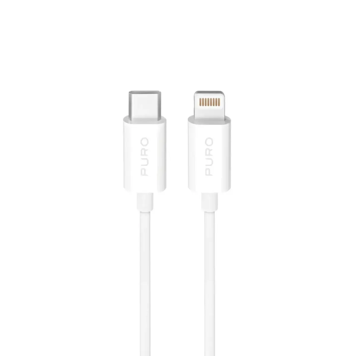 Puro PUCAPLTC20W2MTWHI datu pārraides un uzlādes vads | USB-C uz Lightning | 20W | 2m | balts