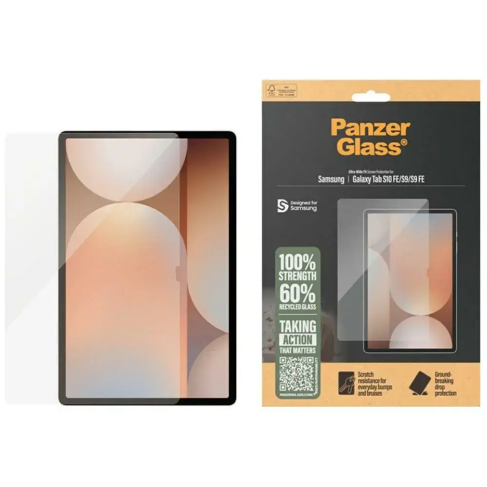 Szkło hartowane PanzerGlass Ultra-Wide    Fit do Samsung Galaxy Tab S10 FE/S9/S9 FE