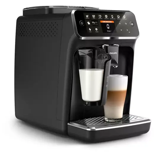 PHILIPS 4300 sērijas Pilnībā-automātisks Espresso kafijas automāts, melns