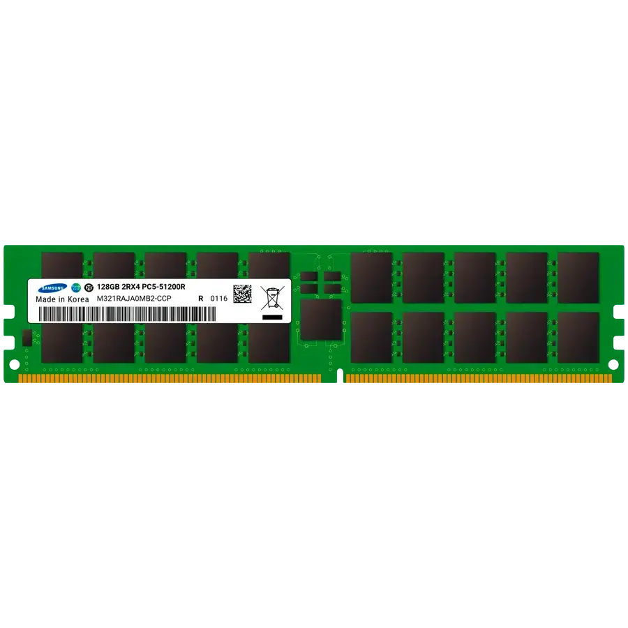 SAMSUNG 128GB DDR5 6400MHz CL52 ECC RDIMM 2Rx4