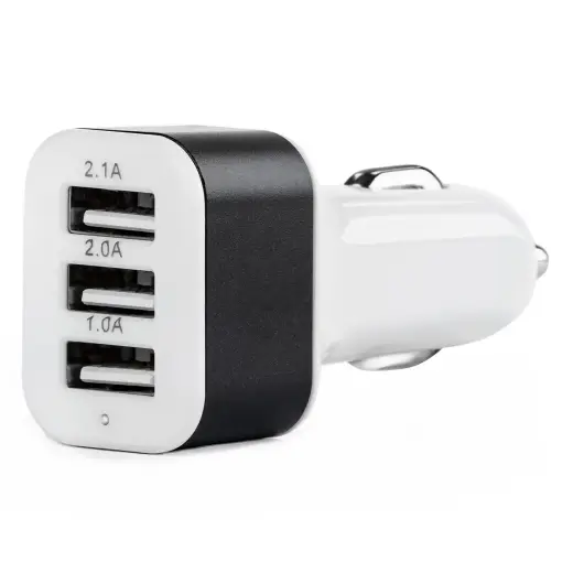 AMiO PCH-03 auto lādētājs | 10.5W | USB-A | balts