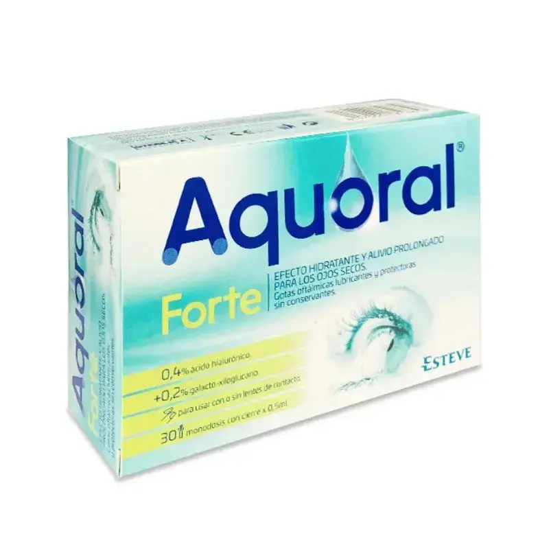 ESTEVE Aquoral Forte Eye Drops Hyaluronic