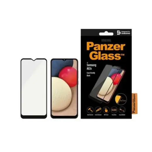 PanzerGlass E2E Super+ Sam A02s A025F Case Friendly AntiBacterial czarny|black