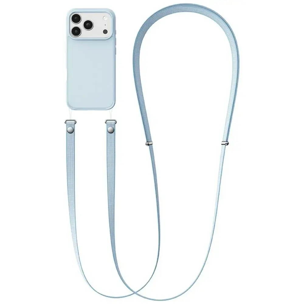 Phone lanyard Usams ZB360 1.08–2.08m light blue