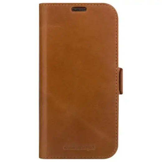 dbramante 1928 Copenhagen wallet type phone case for iPhone 15 brown