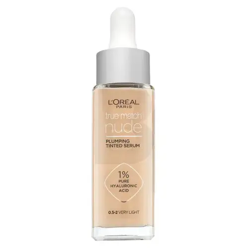 L´Oréal Paris True Match Nude tonālais serums ādas tonim izlīdzināt 0,5-2 Ļoti gaišs 30 ml