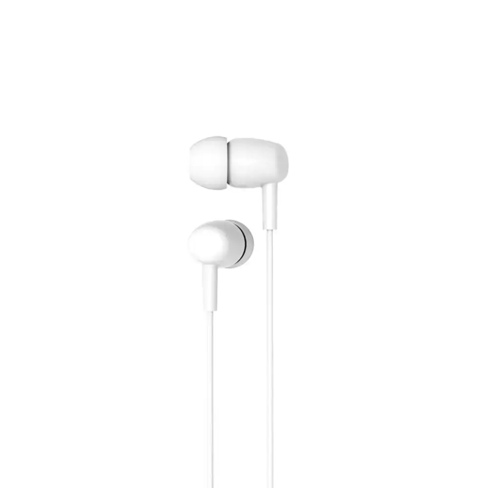 XO wired earphones EP50 jack 3,5mm white 1pcs