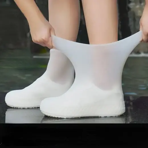 RAINPROOF SHOE COVERS 34-40 WHITE
