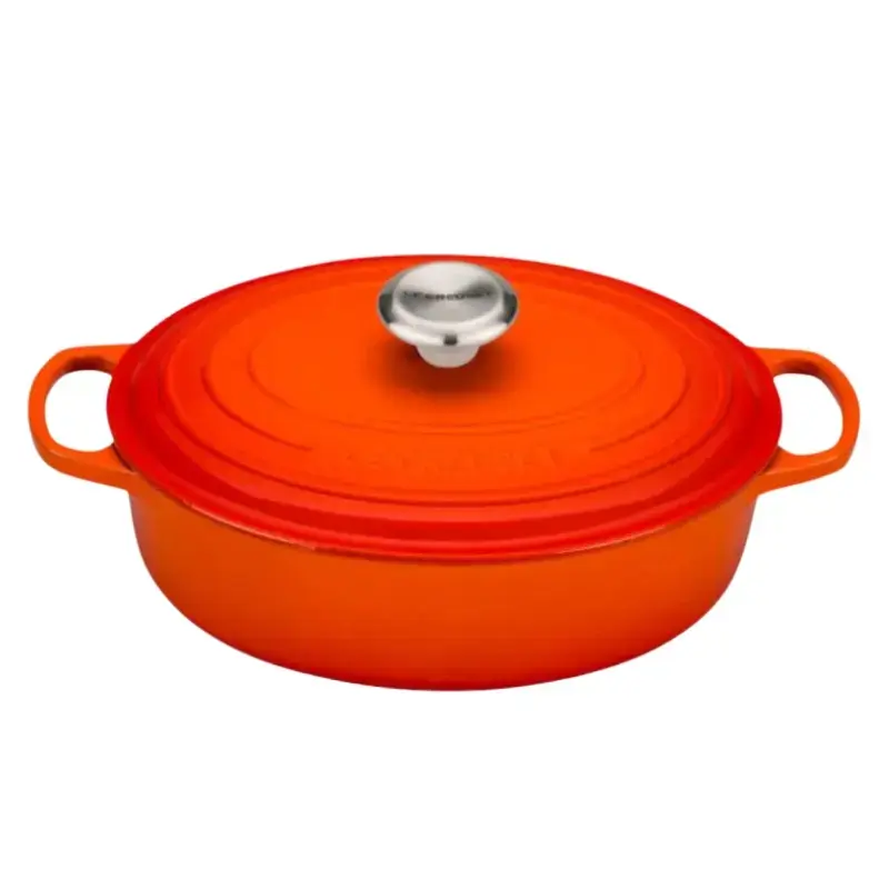 Le Creuset Čuguna katls ovāls Ø27cm / 3,4L oranžs