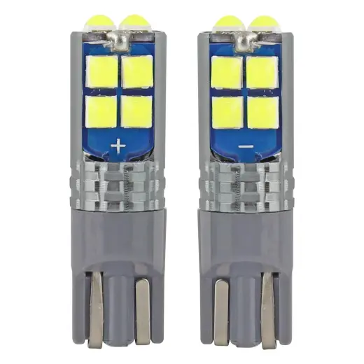 LED CANBUS 10SMD 3030 T10 W5W White 12V/24V