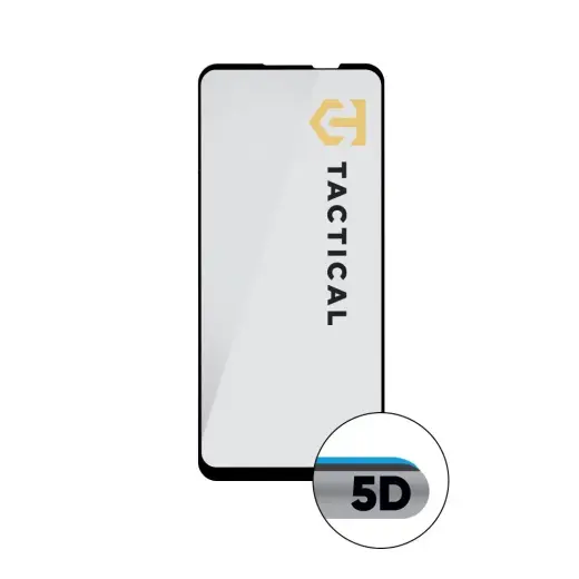 Tactical Glass Shield 5D for Motorola G73 Black