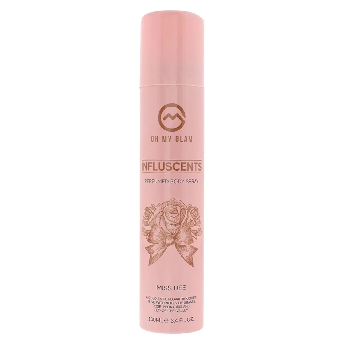 Oh My Glam, Influscent Miss Dee, Body Spray, Lily of the Valley, 100 ml