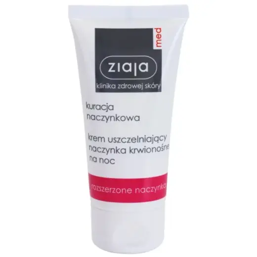 Ziaja Strengthening Night Cream to Prevent Cracking and the Formation of New Expanded Veins Capillary Care 50 Ml