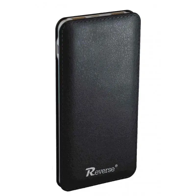 Reverse PBR-290 Fast Charge Power Bank 20000mAh Universal Charger for devices 5V 2.1A  + Cable + Charging Via Lightning Cable Black
