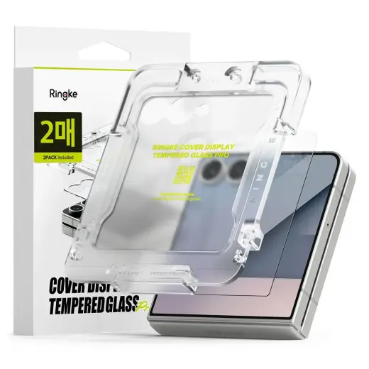 Ringke Cover Display Pro aizsargstikls telefona ekrānam Samsung Galaxy Z Flip 7 (F766) (2 gab.)