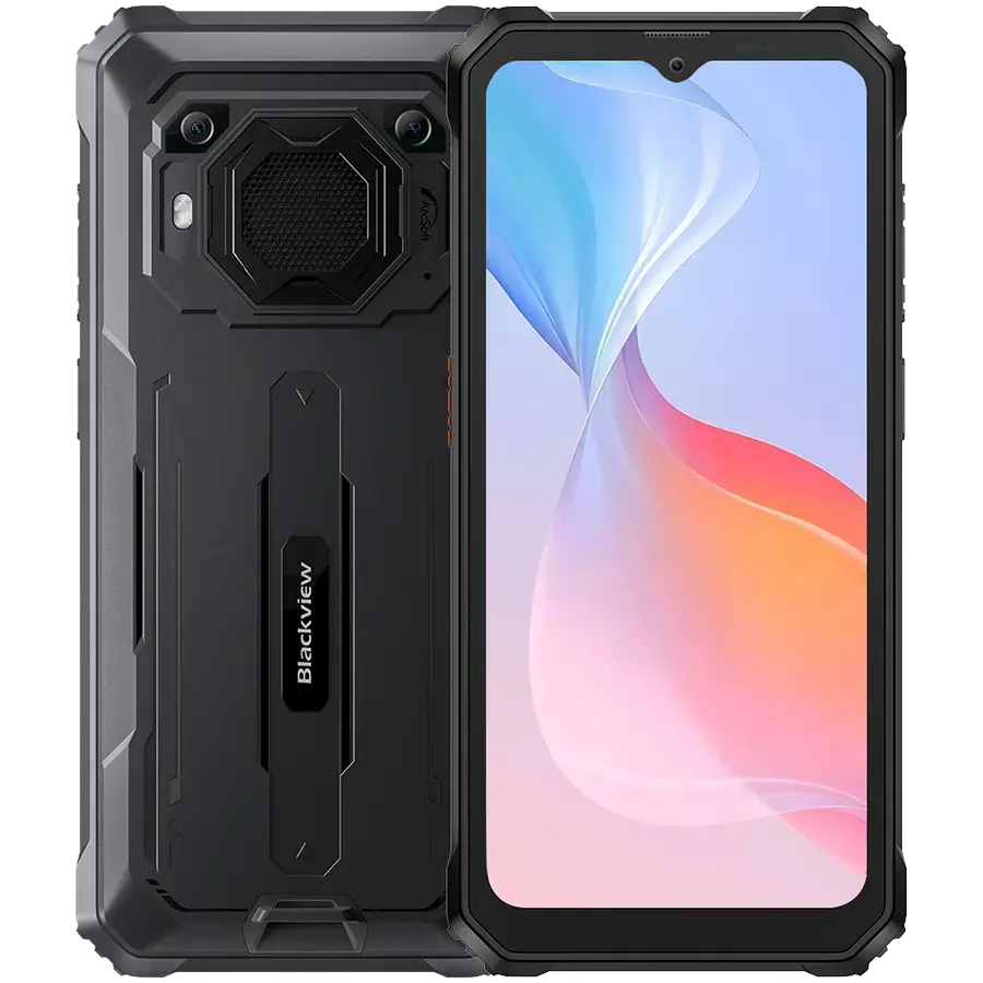 Blackview BV6200Pro 6.56" HD+ Helip P35 (Octacore 2.3Ghz) 6GB+128GB DS TF Card (1Tb Max) CAM 8+13+0.3MP 13000mAh IP68&IPK69 MIL-SPEC 810H No Charging Android 14 Black