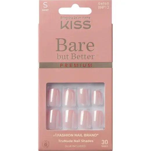KISS Bare but Better Premium Press on Glue Nails - Intro