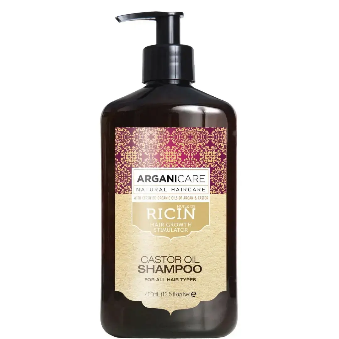 Arganicare, Ricin, Hair Shampoo, For Growth Stimulation, 400 ml
