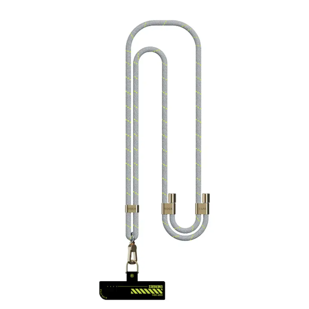 Rock Universal phone lanyard long, neck strap grey
