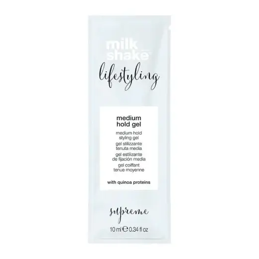 Milk Shake, Lifestyling, UV Filter, Hair Styling Gel, For Styling, Medium Hold, 10 ml