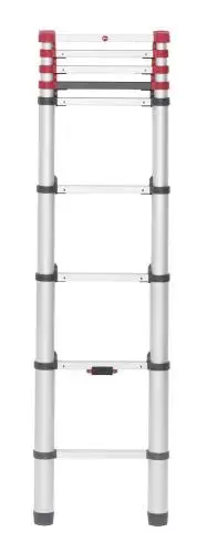 Kāpnes teleskopiskās T80 FlexLine / alumīnija / 9 pakāpieni
